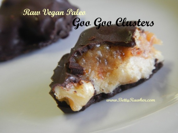 Raw Vegan Paleo Goo Goo Clusters ~ Trick or Treat!! (recipe)